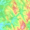 Baralla topographic map, elevation, terrain