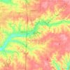 Ozark topographic map, elevation, terrain