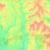Webster Parish topographic map, elevation, terrain