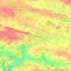 Bécon-les-Granits topographic map, elevation, terrain