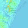 Manakara topographic map, elevation, terrain