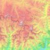 Mahalangur Himal topographic map, elevation, terrain