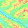 Avignonet-Lauragais topographic map, elevation, terrain