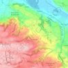 Dolomieu topographic map, elevation, terrain