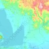 Tipitapa topographic map, elevation, terrain