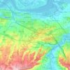 Gravesham topographic map, elevation, terrain