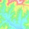 Thulapokhara topographic map, elevation, terrain