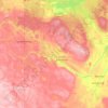 North Saskatchewan River topographic map, elevation, terrain