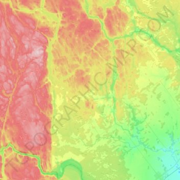 Saint-Thomas-Didyme topographic map, elevation, terrain
