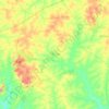 Saki East topographic map, elevation, terrain