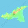 Agattu Island topographic map, elevation, terrain