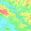 Guenrouet topographic map, elevation, terrain