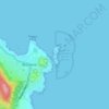 Governor Island topographic map, elevation, terrain