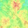 Bobitz topographic map, elevation, terrain