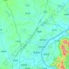 吉州区 topographic map, elevation, terrain