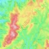 Martigny-le-Comte topographic map, elevation, terrain