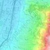 Comuna 14 - El Poblado topographic map, elevation, terrain