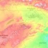 M'Sila topographic map, elevation, terrain