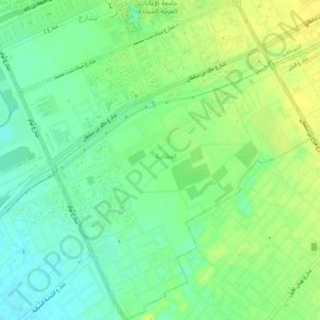 Al 'Iqabiyyah topographic map, elevation, terrain