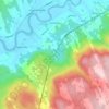 Centrelea topographic map, elevation, terrain