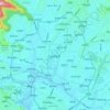 Kathmandu Metropolitan City topographic map, elevation, terrain