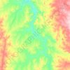 Bevendale topographic map, elevation, terrain