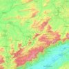Microrregião de Itajubá topographic map, elevation, terrain
