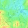 Brown Deer topographic map, elevation, terrain