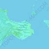 Belize City topographic map, elevation, terrain