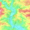 Val d'Oust topographic map, elevation, terrain