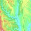 Randolph topographic map, elevation, terrain