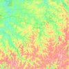 Madison County topographic map, elevation, terrain