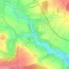 Helmsdorf topographic map, elevation, terrain