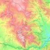 Syunik Province topographic map, elevation, terrain