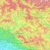 Almora topographic map, elevation, terrain
