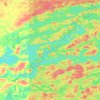 Quetico Lake topographic map, elevation, terrain