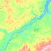 Khatanga topographic map, elevation, terrain