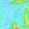 Brinsmead topographic map, elevation, terrain