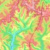Valroufié topographic map, elevation, terrain
