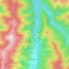 Elbrussky topographic map, elevation, terrain