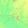 Gorakhpur topographic map, elevation, terrain