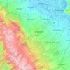 Budgam topographic map, elevation, terrain