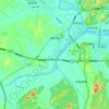 黎阳镇 topographic map, elevation, terrain