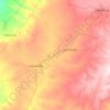 Tswaing Local Municipality topographic map, elevation, terrain