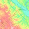 Sainte Genevieve County topographic map, elevation, terrain