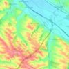 Montesquieu-Lauragais topographic map, elevation, terrain
