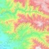Contumazá topographic map, elevation, terrain