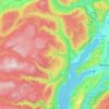 Area B (Westside/Swan Lake/Kalamalka Lake) topographic map, elevation, terrain