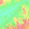 Taraba State topographic map, elevation, terrain