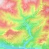 Rigaud topographic map, elevation, terrain